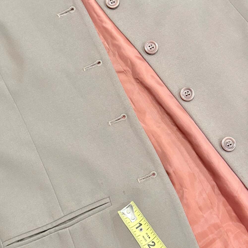 J.Crew Vintage Collarless Blazer Jacket, Size 2P - Picture 5 of 9